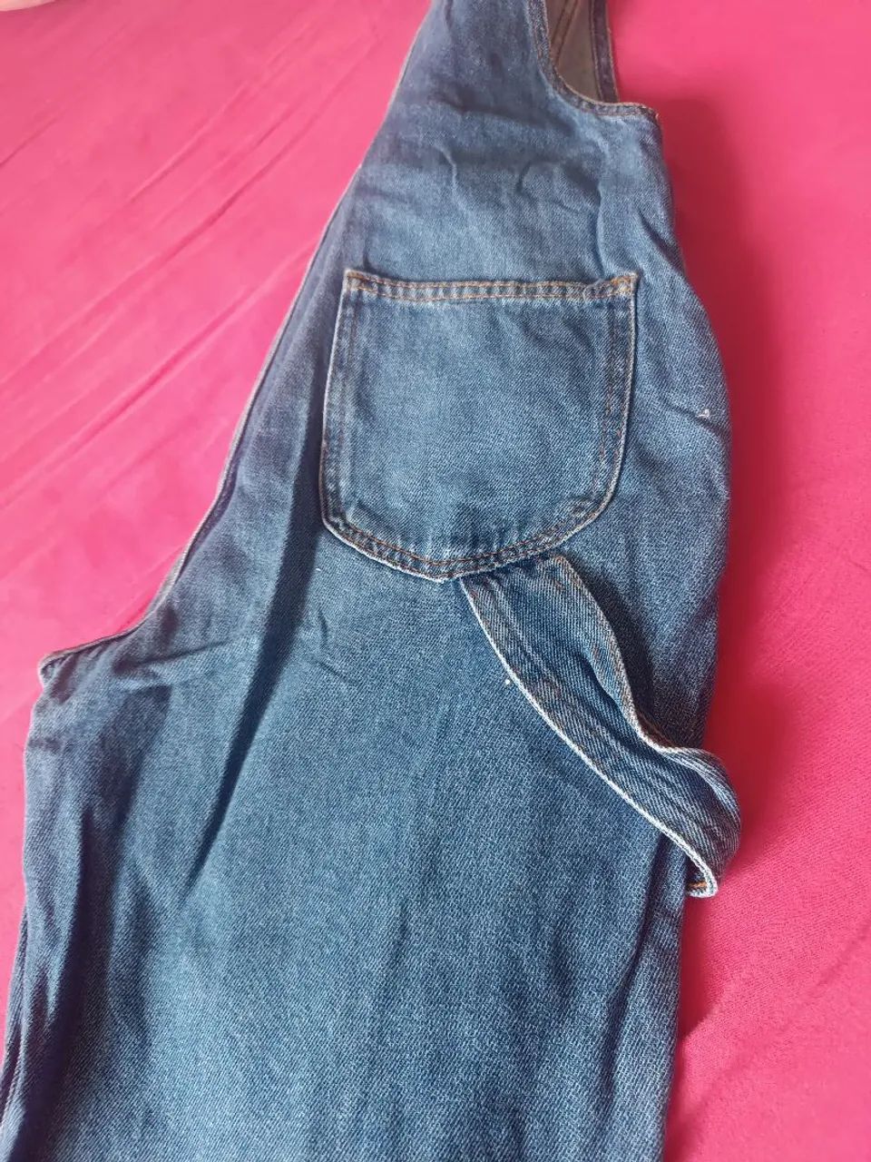 Jardineira jeans 36 - Foto 4