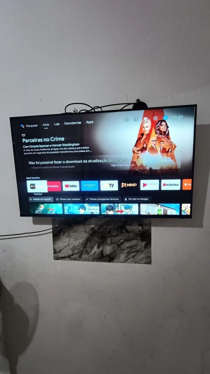 Tv 43 polegadas pouco tempo de uso com nota fiscal 