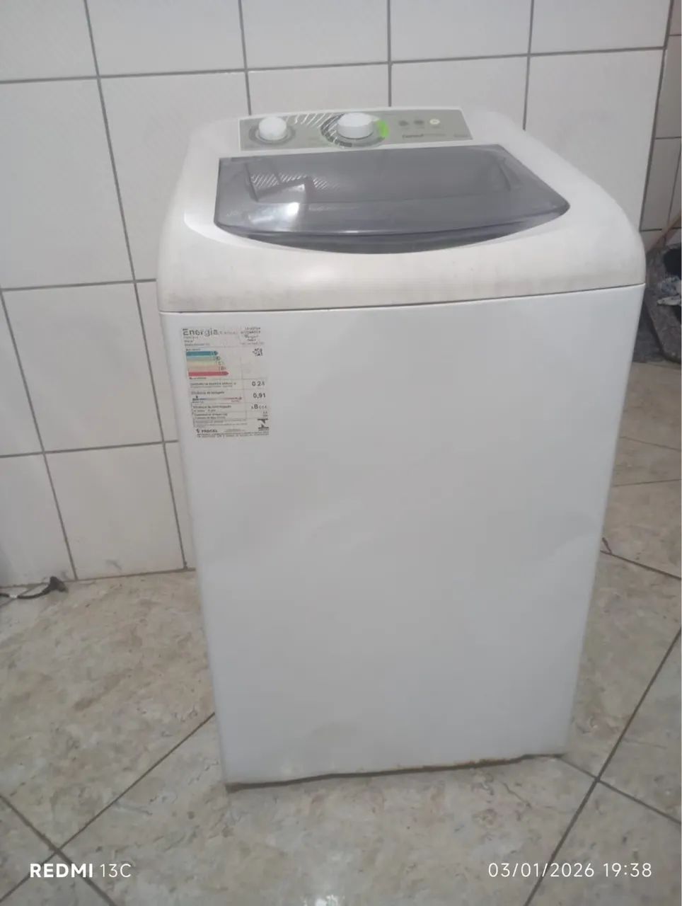 Máquina de lavar roupa Consul facilite 8 kilos