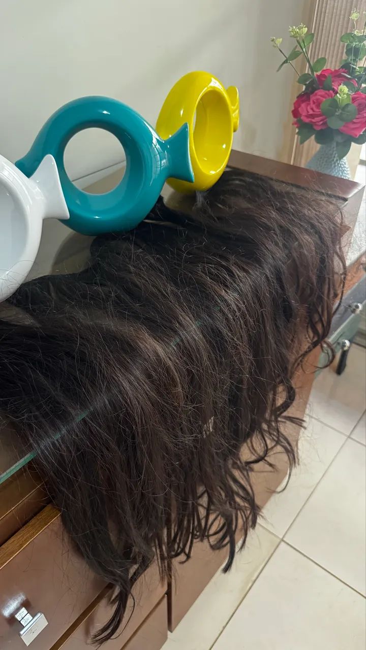 Mega Hair Castanho Brasileiro Ondulado - Foto 2