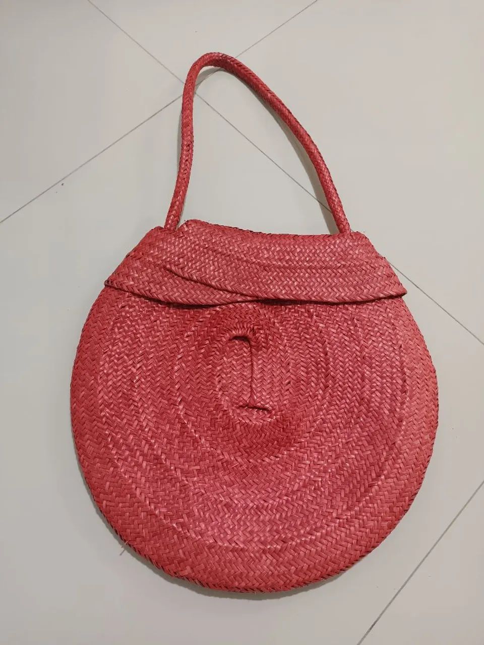Bolsa rústica de palha  - Foto 2