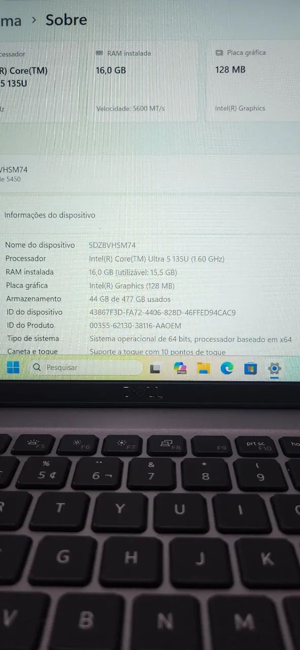 NOTEBOOK DELL LATITUDE 5450 ULTRA 5 - Foto 3
