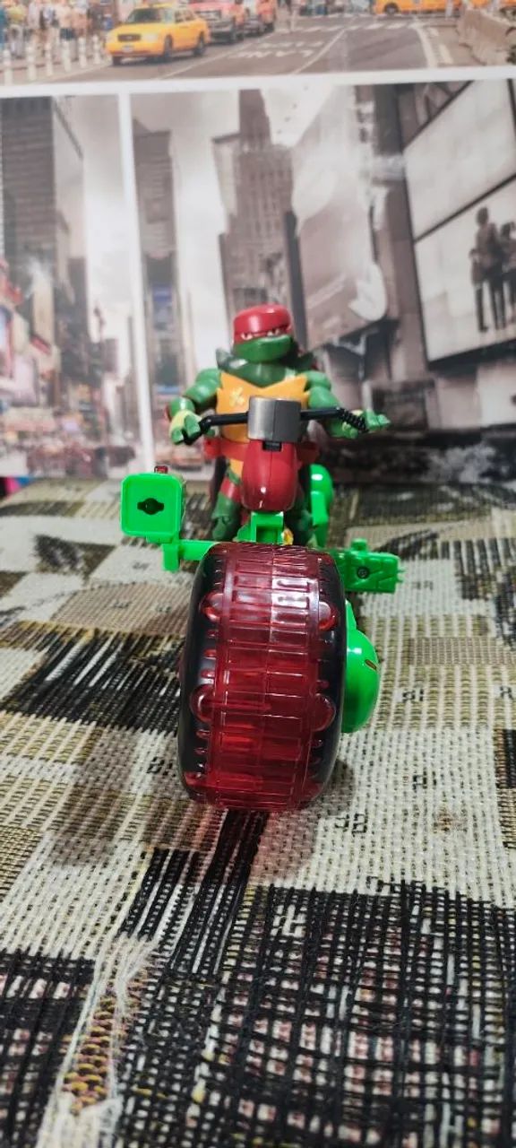 Boneco Tartarugas Ninja Raphael Shell Hog - Foto 3