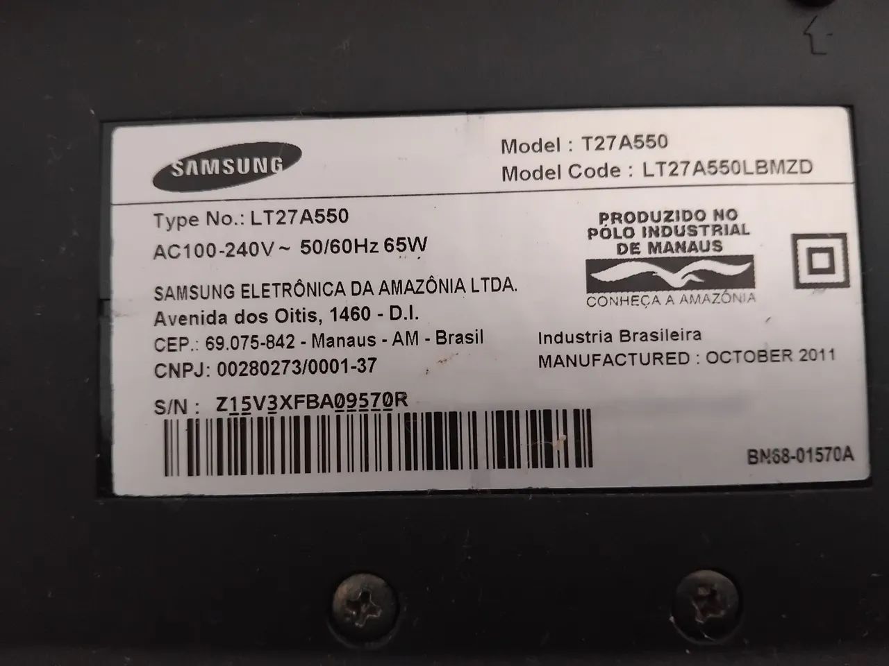 TV Samsung (com defeito) - Foto 2