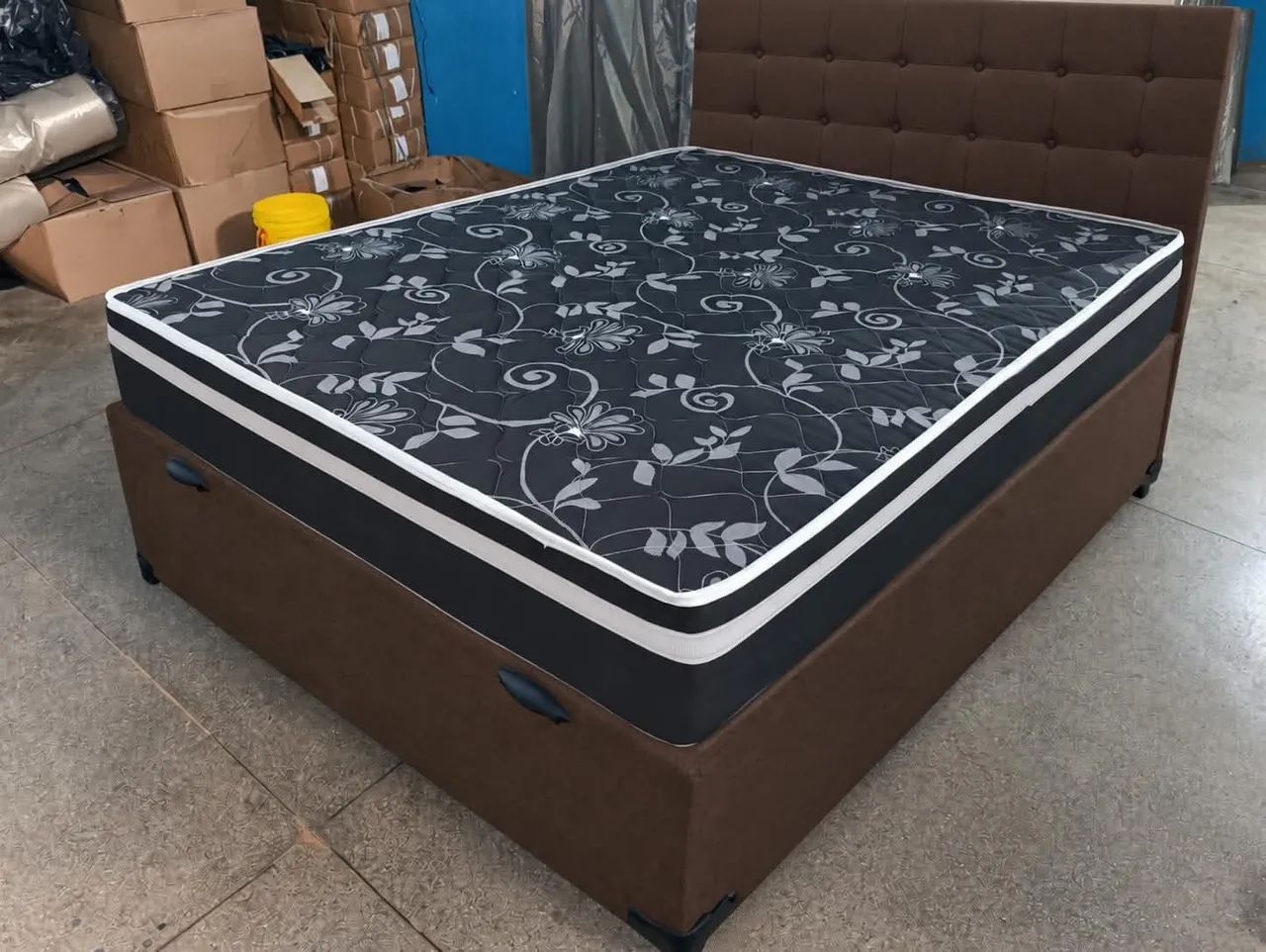 BASE BAU E BOX CASAL, CAMA SOLTEIRO E QUEEN DIRETO DE FÁBRICA 