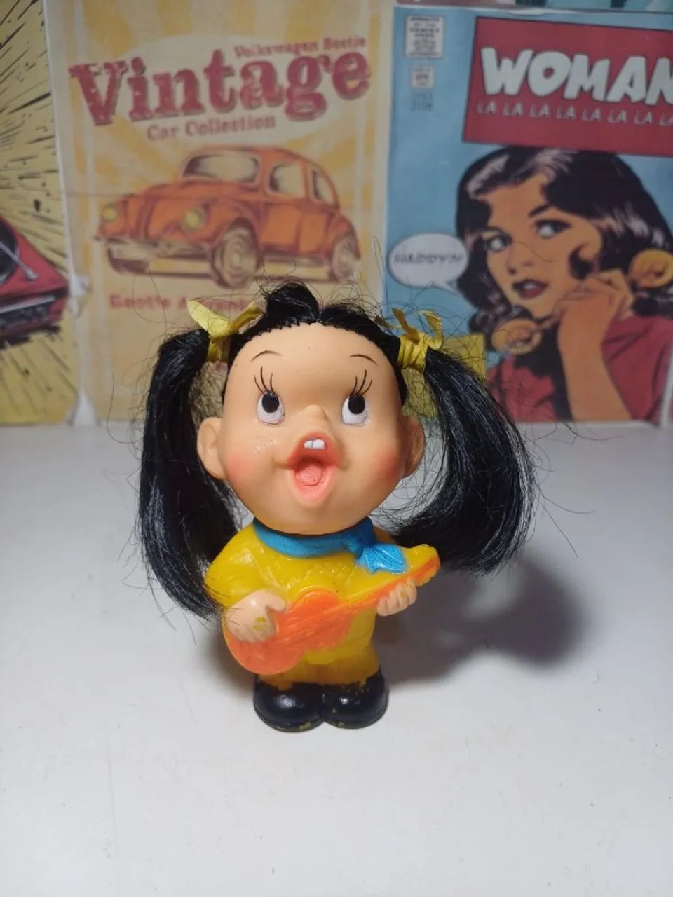 Boneca de vinil anos 70 ou 80 