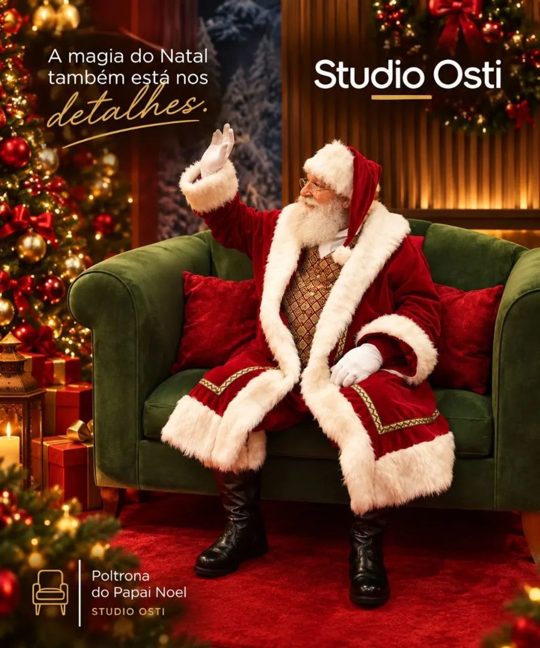 Poltrona Trono do Papai Noel - Foto 4