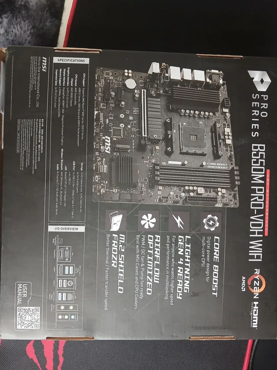 Placa mae B550m pro vdh wifi - Foto 3