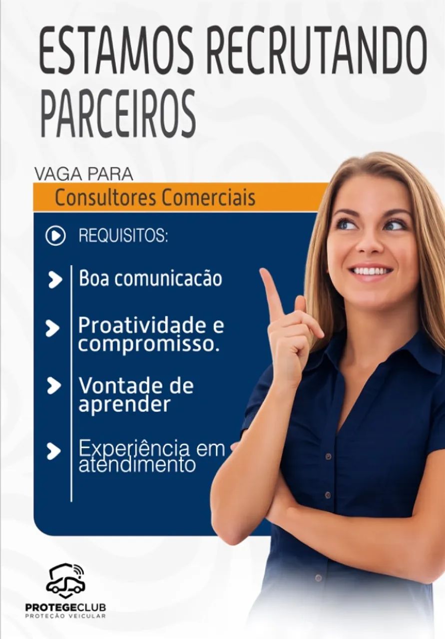 Oportunidade - Consultor Comercial