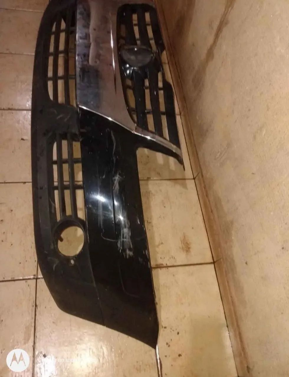 Para choque dianteiro gol g4 original com grade cromada - Foto 3