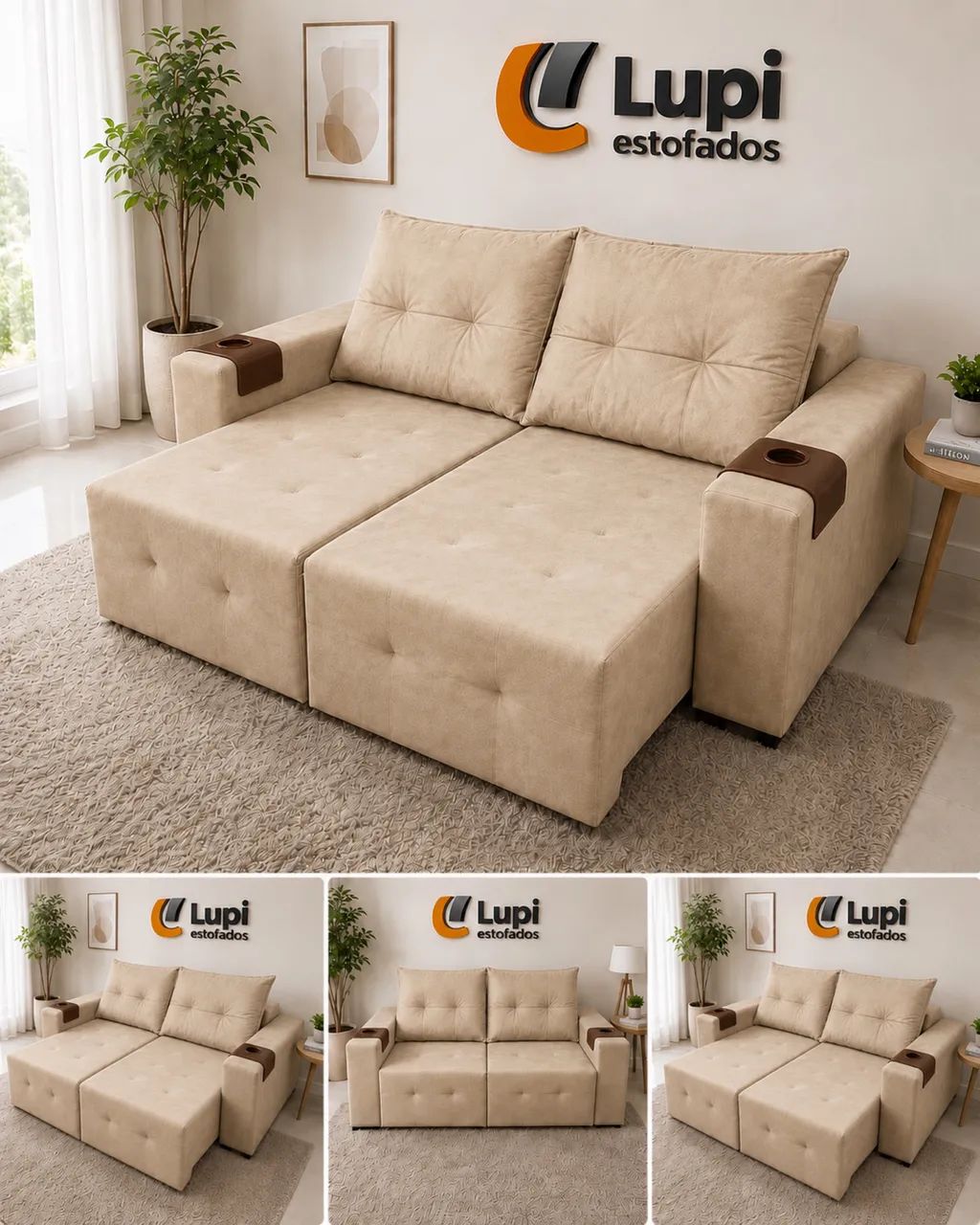 Compact Pull-Out Sofa with Removable Cushion477338024396072965