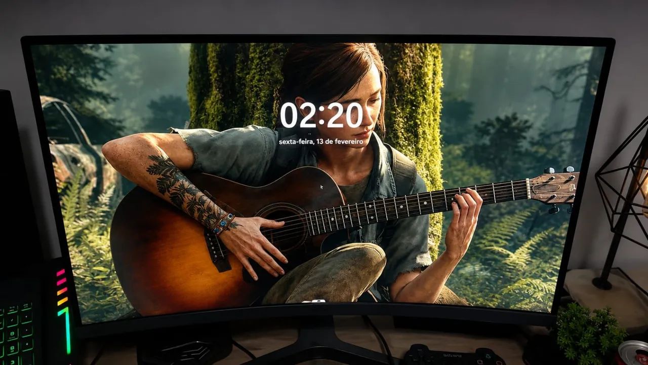 Samsung 27 Curvo Gamer 240Hz Freesync/Compatível G-Sync - Foto 2