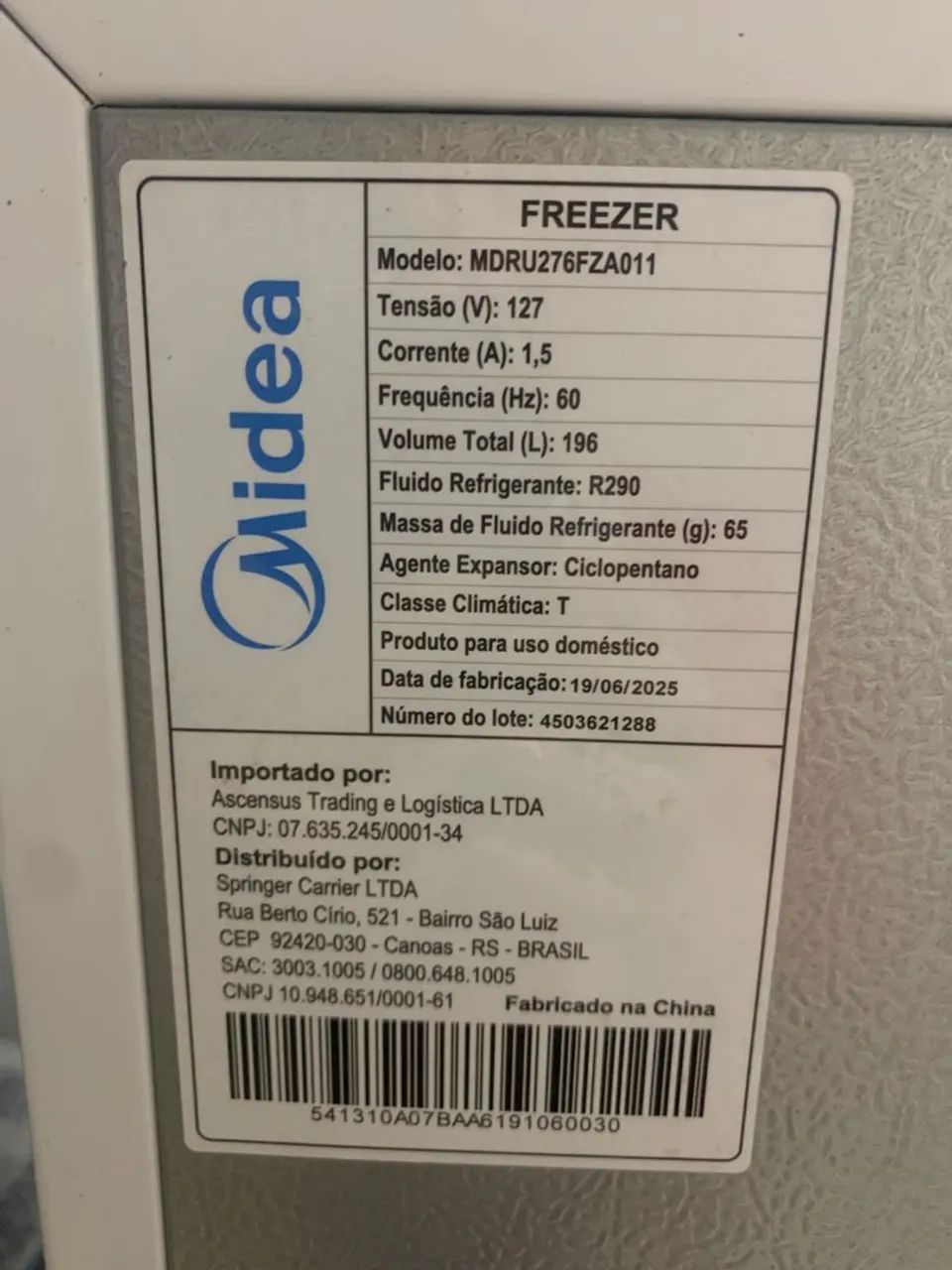 Freezer MIDEA  - Foto 3