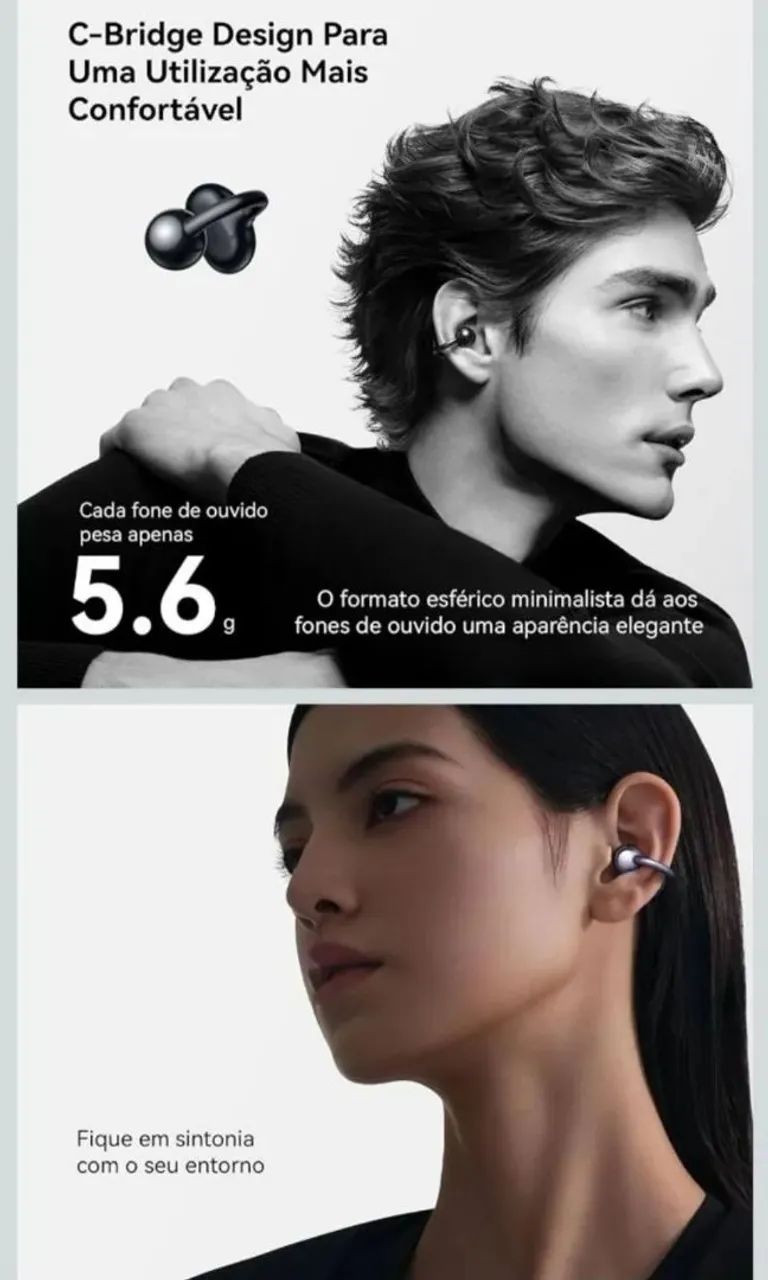 Fone HUAWEI FreeClip - Foto 3
