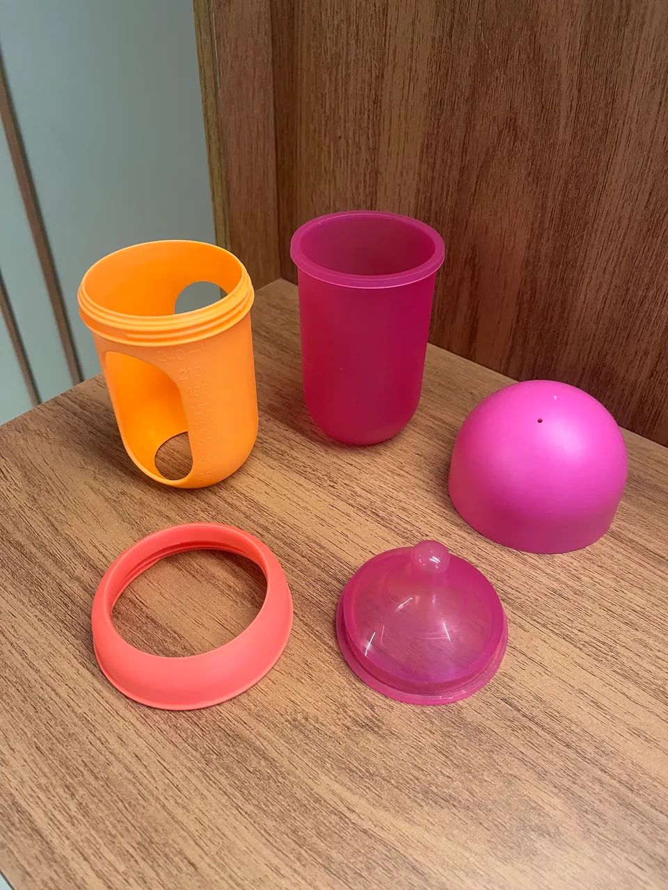 Mamadeira Boon de silicone da NURSH 240ml usada - Foto 3