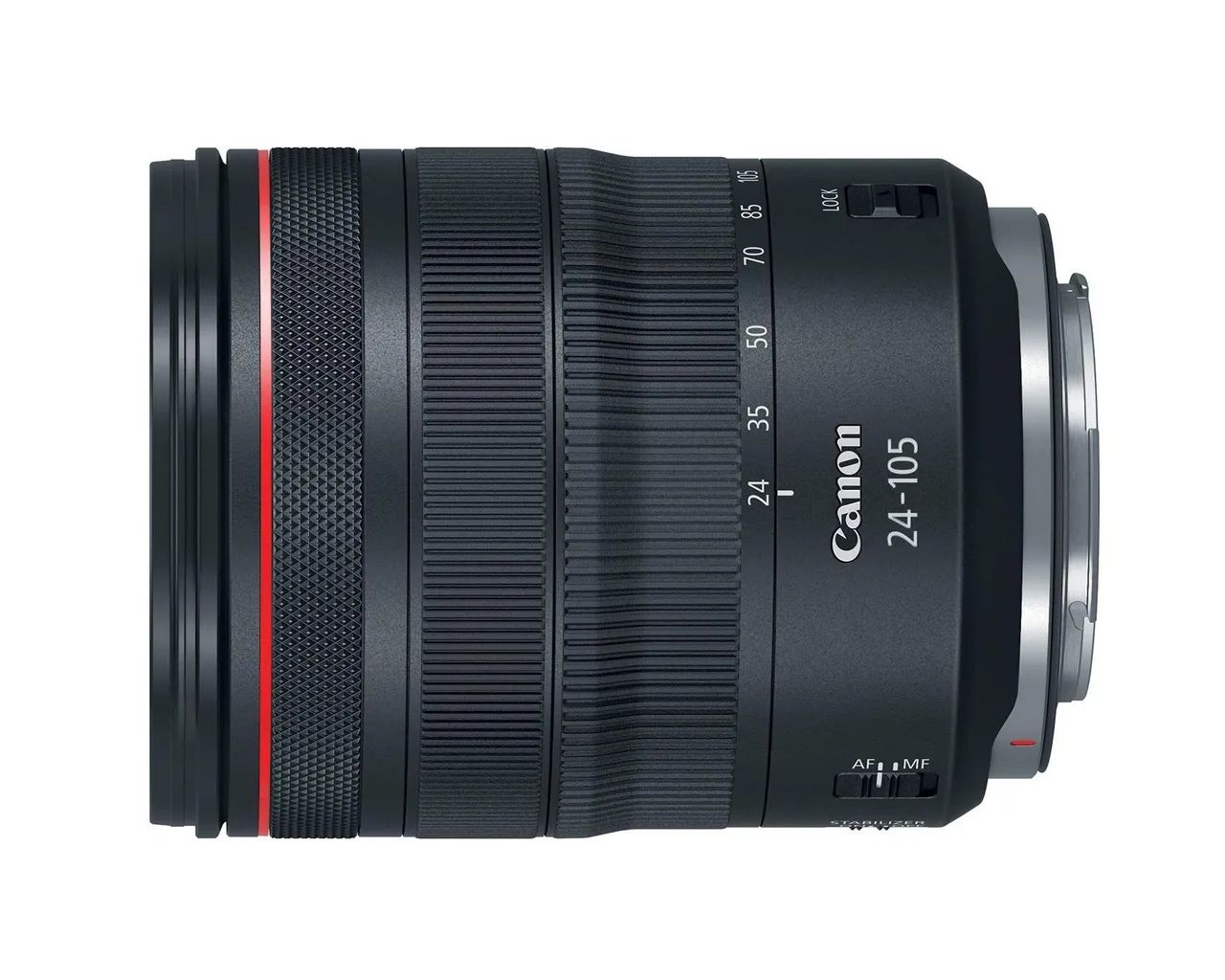 Canon RF 24-105mm F4 L IS USM na caixa - Câmeras e Filmadoras