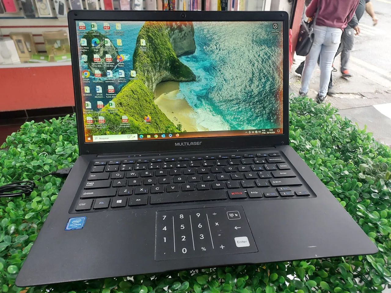 Notbook Legacy Multlaser  Intel Celeron 4 GB eMMC 14 LCD Windows 10  - Foto 3