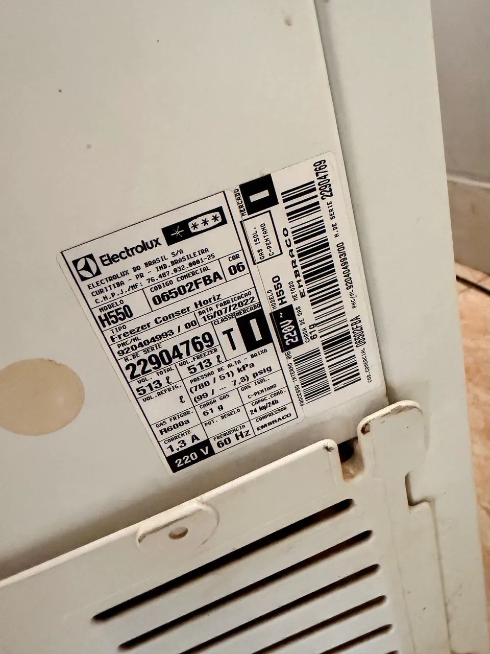 Freezer Eletrolux  - Foto 2