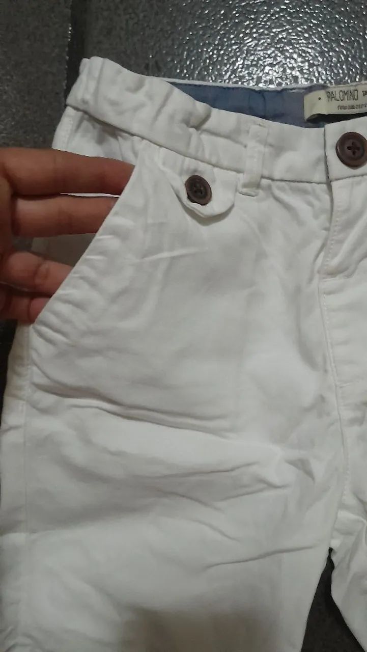 Shorte Branco Menino 8 anos  - Foto 4