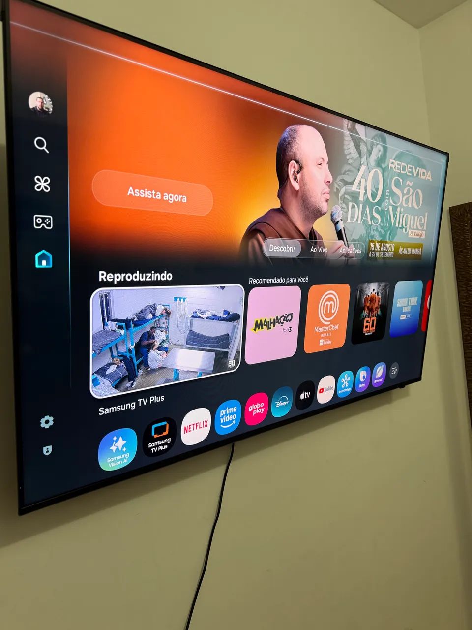Smart TV Samsung Crystal UHD 58? 4K - Seminova - Foto 4