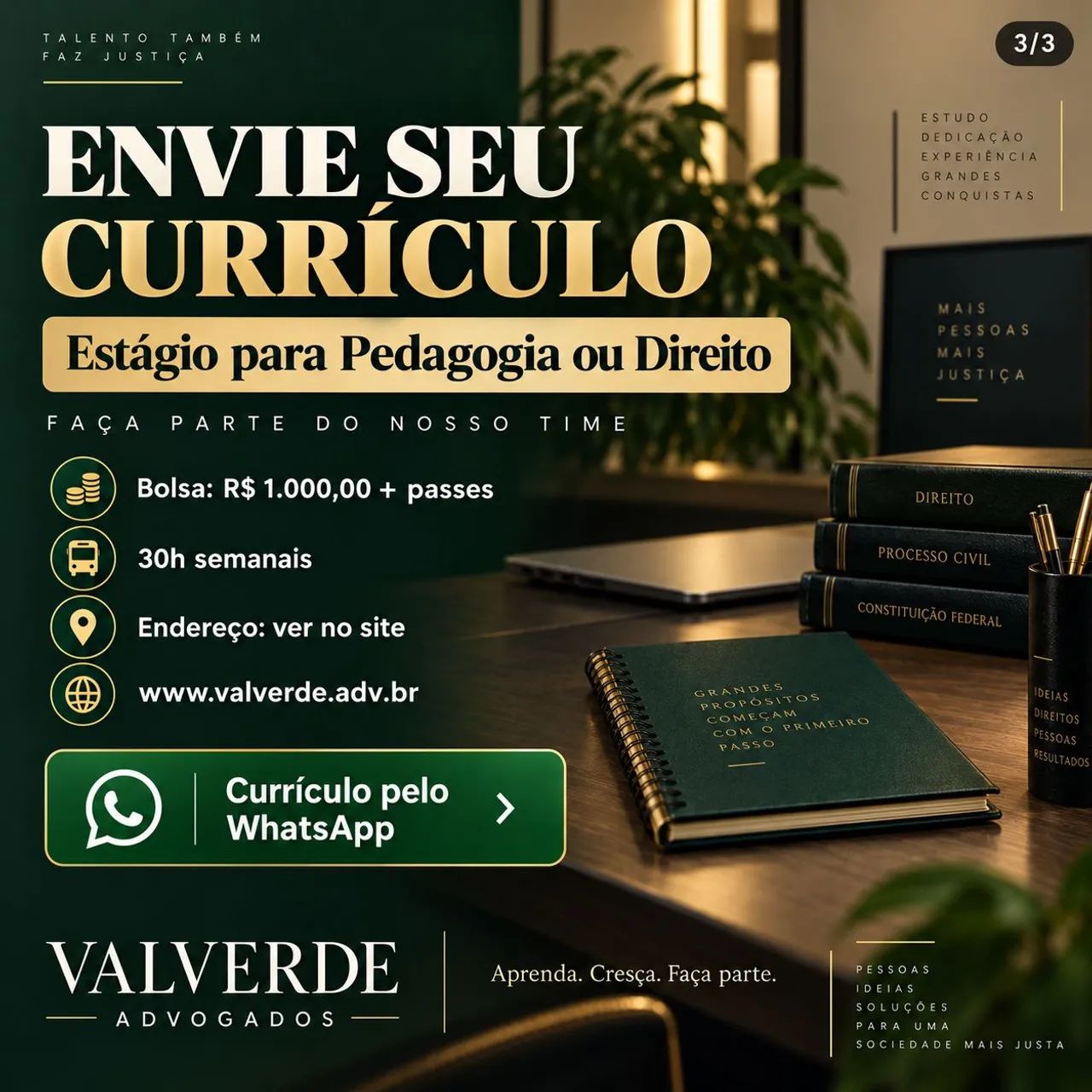 ? CONTRATA-SE ESTAGIÁRIO(A) - Foto 3