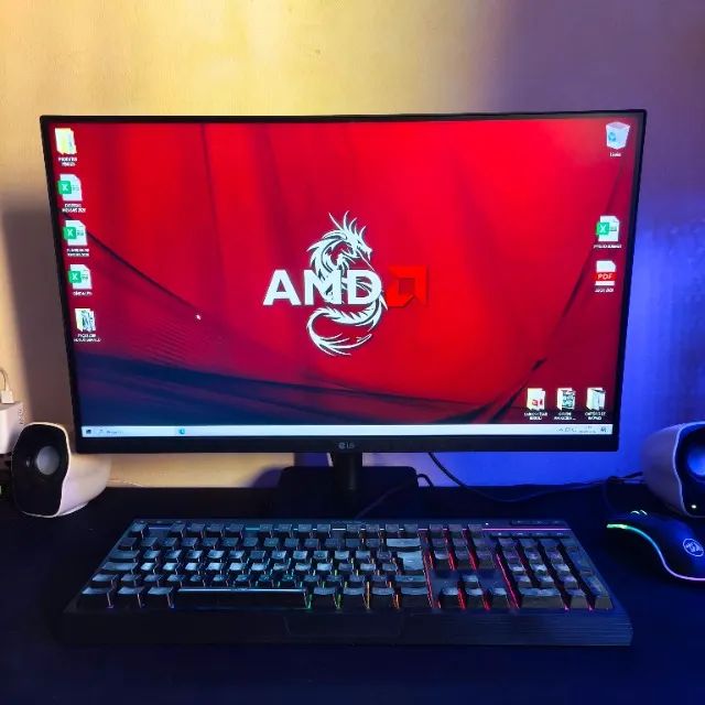 Monitor Gamer 27 Polegadas LG Full HD Free Sync 75 Hz Modelo 27MP400 Semi Novo + Caixa - Foto 3