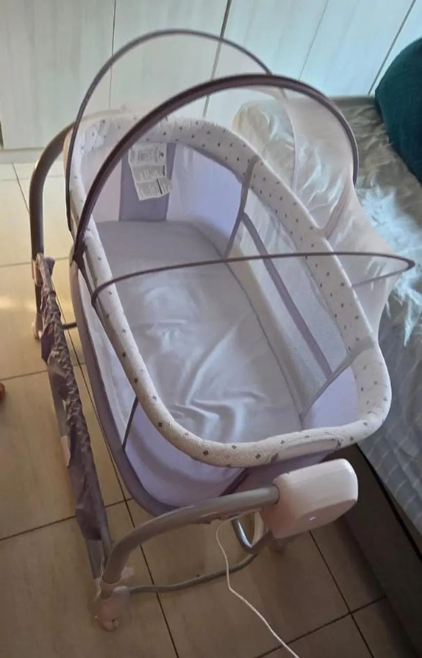 Berço Moisés Mastela Deluxe 3 em 1 com Bluetooth (Na Caixa!)