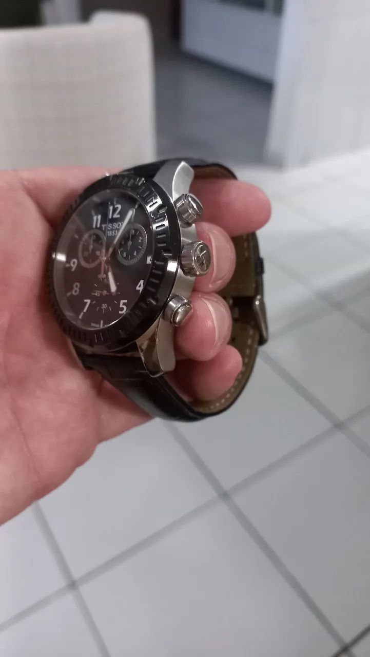 RELÓGIO (TISSOT) *V8* -MOSTRADOR PRETO- - Foto 4