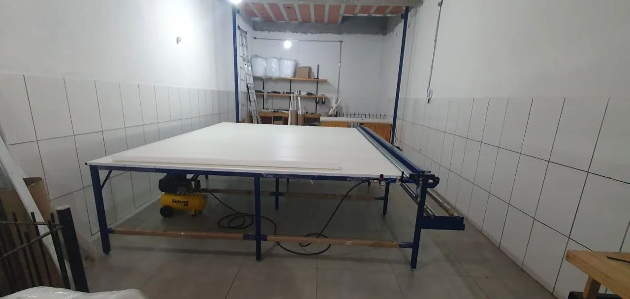 Mesa de Corte para Tecido para fabricação Nova aceito troca carro ou moto  - Foto 5