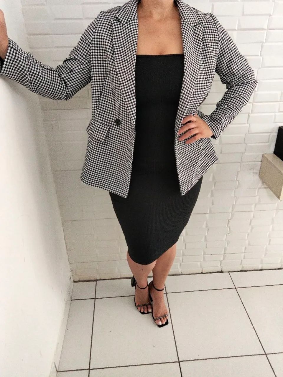 Blazer elegante plus size