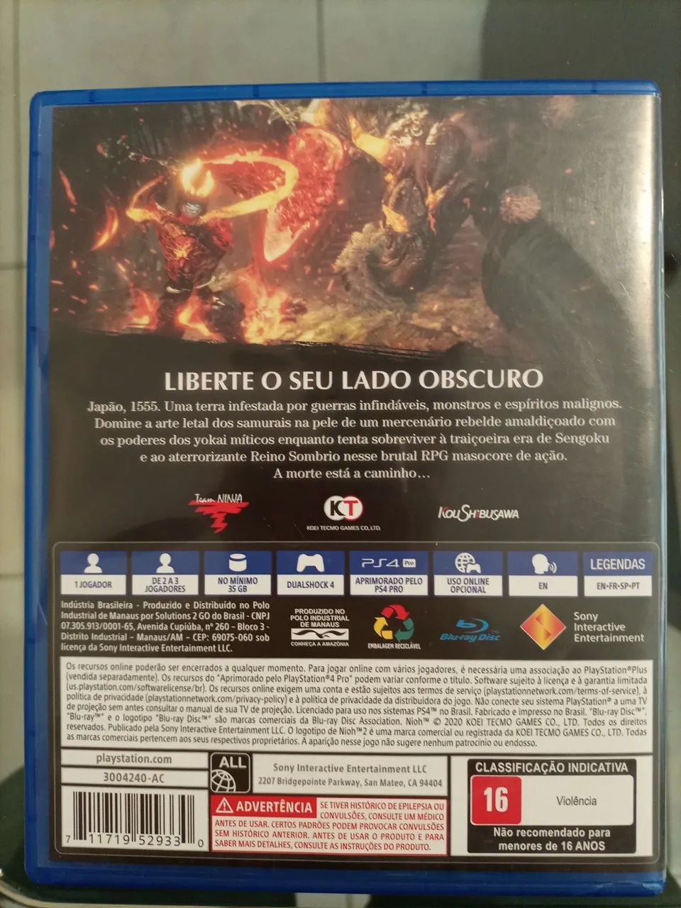 Jogo de PS4 e PS5 Nioh 2 - Foto 3
