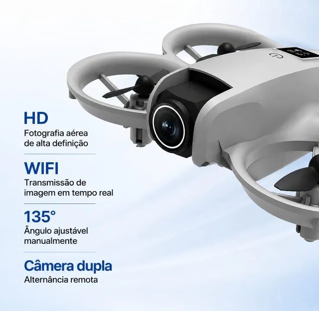 Drone Gt3 Mini C/ Câmera Hd Sensor Obstáculos 1 Bateria - Foto 3