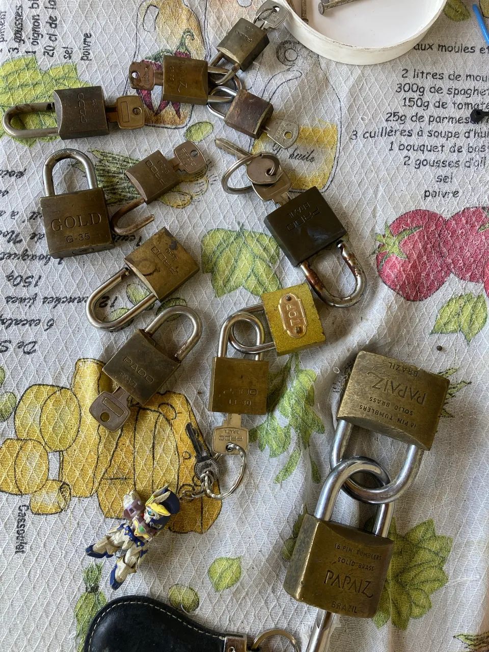 Cadeados todos com chave usados mas  