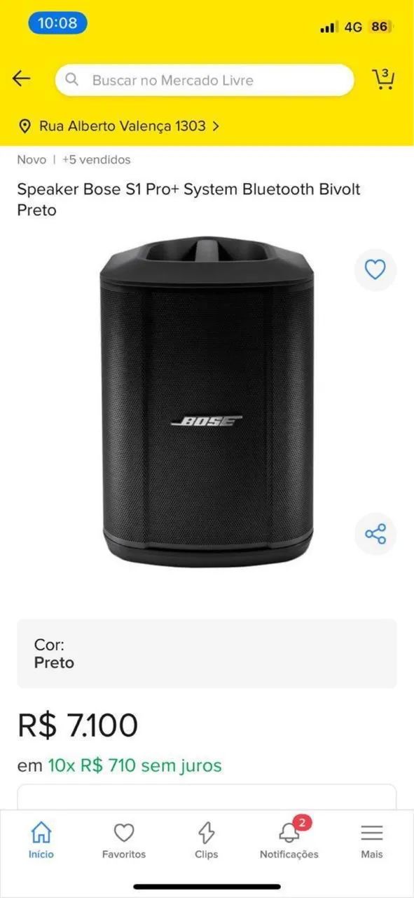 Caixa de Som Profissional Bose S1 Pro - Foto 5