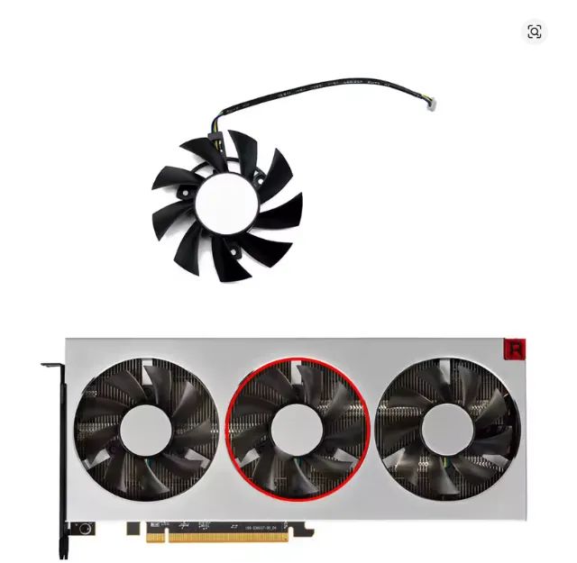 Cooler Fan Para GPU Amd Radeon Vii 16gb - Peças de Hardware ...