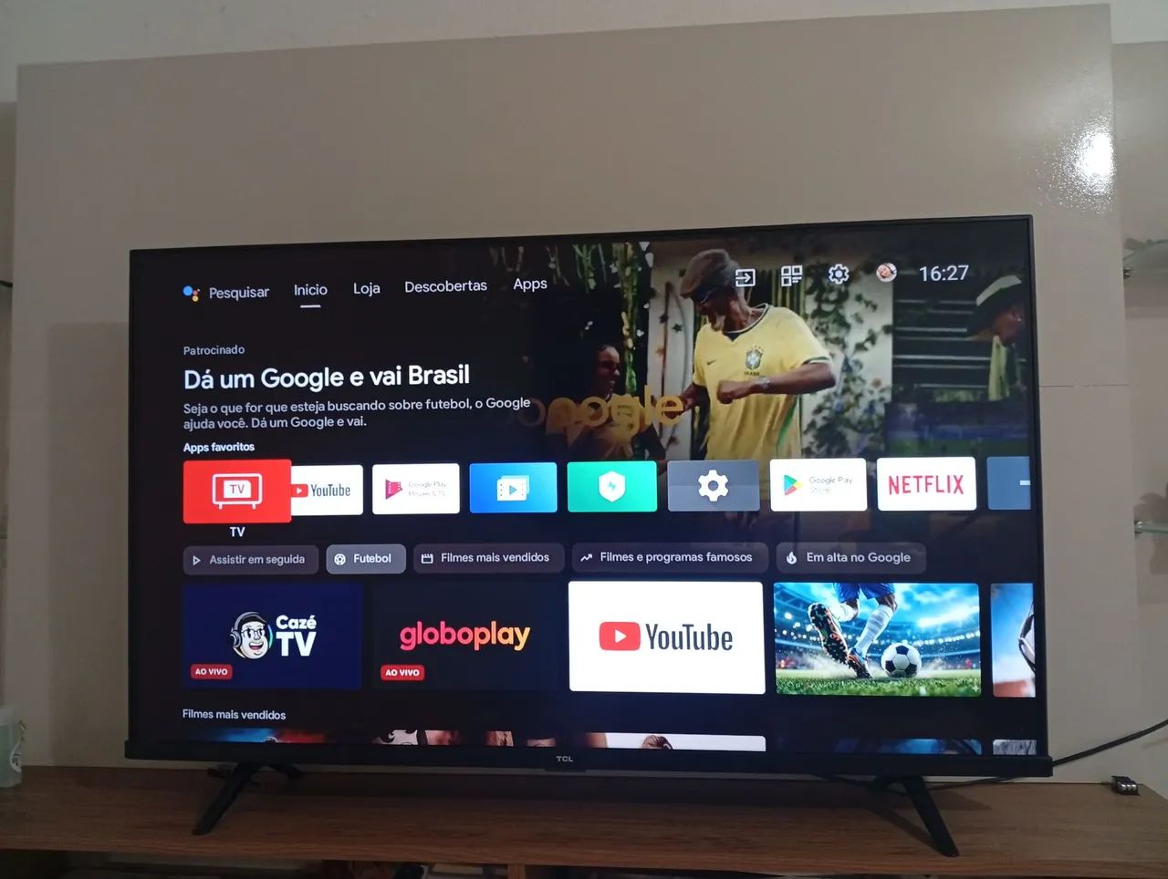 TV smart TCL 43 polegadas, em perfeitas condições, motivo da venda, mudança de estado  - Foto 4