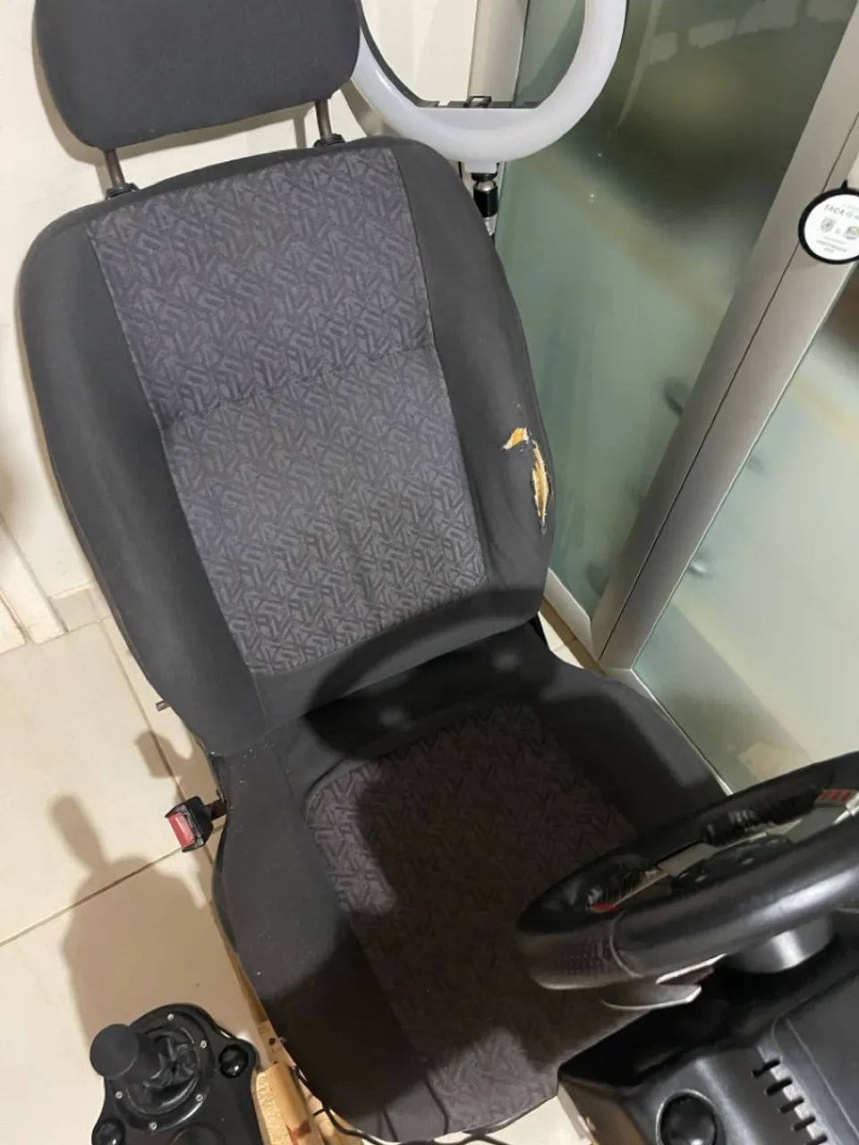 Cockpit g27 com banco de carro - Foto 4