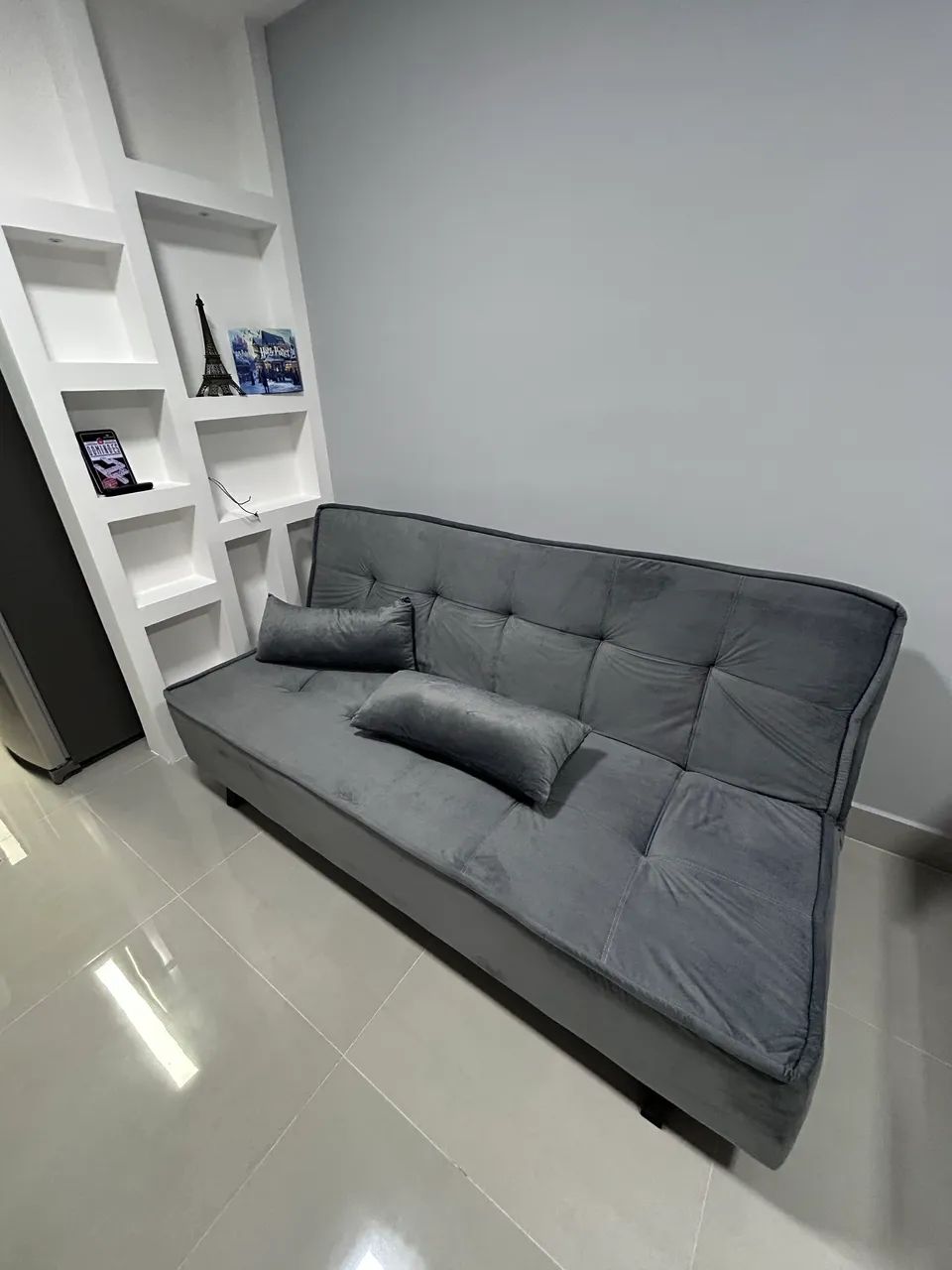 Sofá cama 3 lugares novo - Foto 2