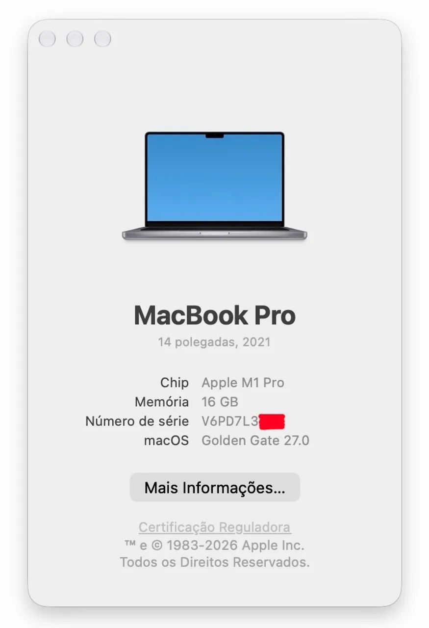 Macbook pro 14 polegadas chip m1 pro 16gb / 512gb LOJA FÍSICA bateria 88% ( 16 / 512 ) - Foto 4