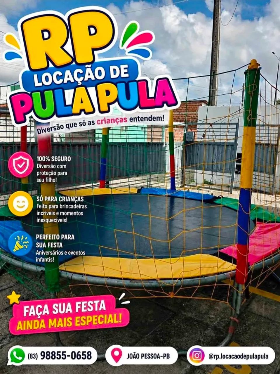 Locação de pula-pula
