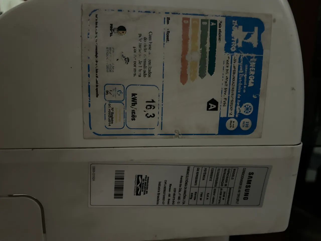 Ar condicionado Samsung inverter 