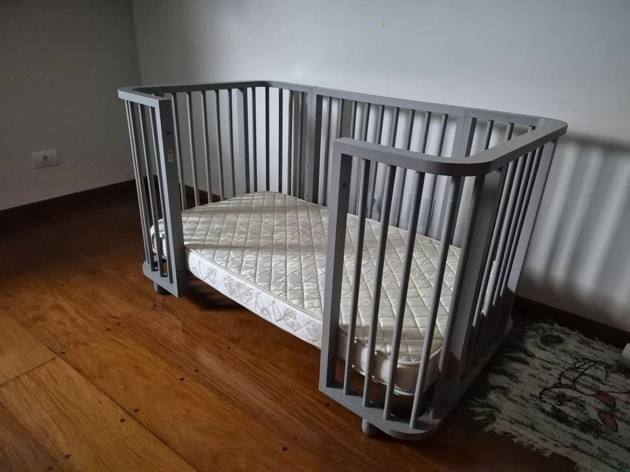 Berço evolutivo 3 em 1 Allegrini com cômoda