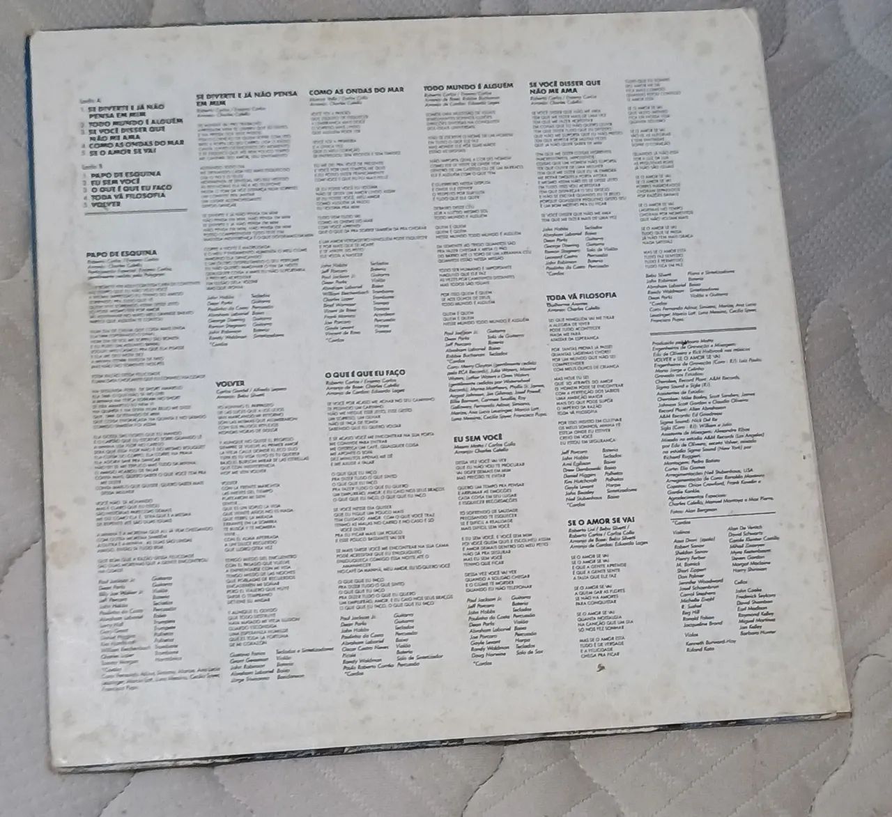 LP Roberto Carlos - 1988 - Disco CBS Original - Foto 2