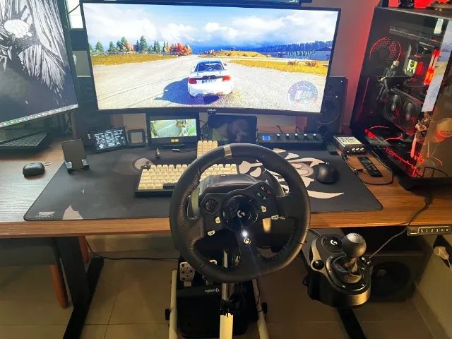 Volante Logitech G920 + Câmbio + Suporte - Foto 3