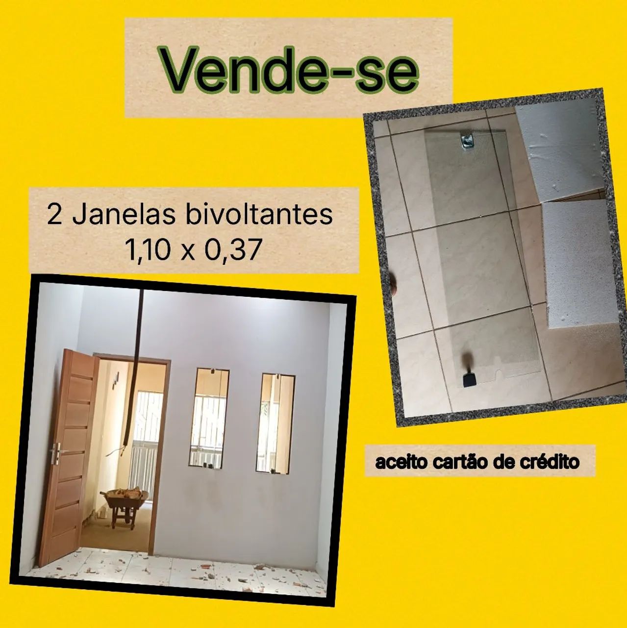Janelas de vidro Bivoltantes