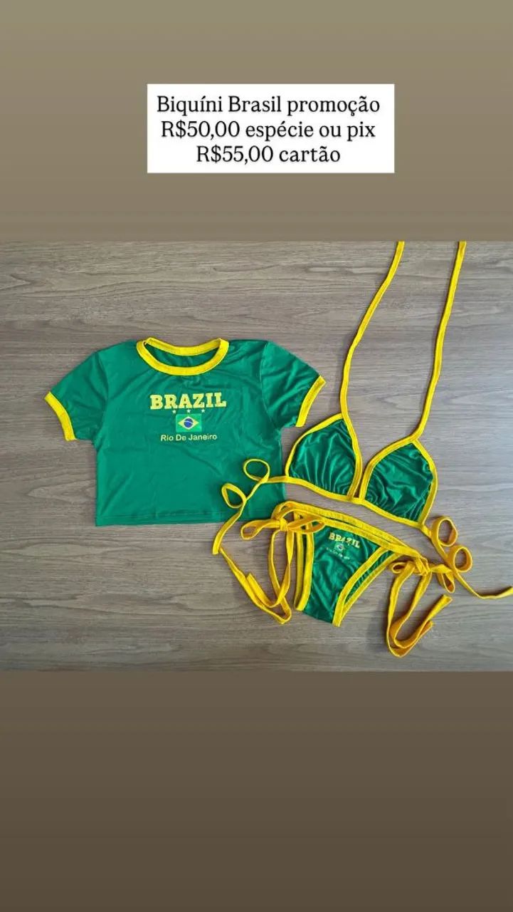 Biquíni Brasil 3 peças  - Foto 4