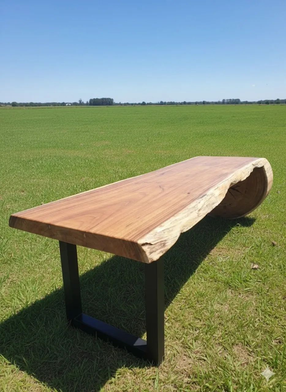 Mesa de jantar rústica estilo cascata - Foto 4