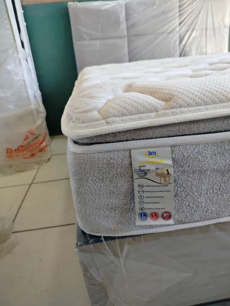 Cama Box Queen HIGIENIZADA ENTREGO GRÁTIS  - Foto 3