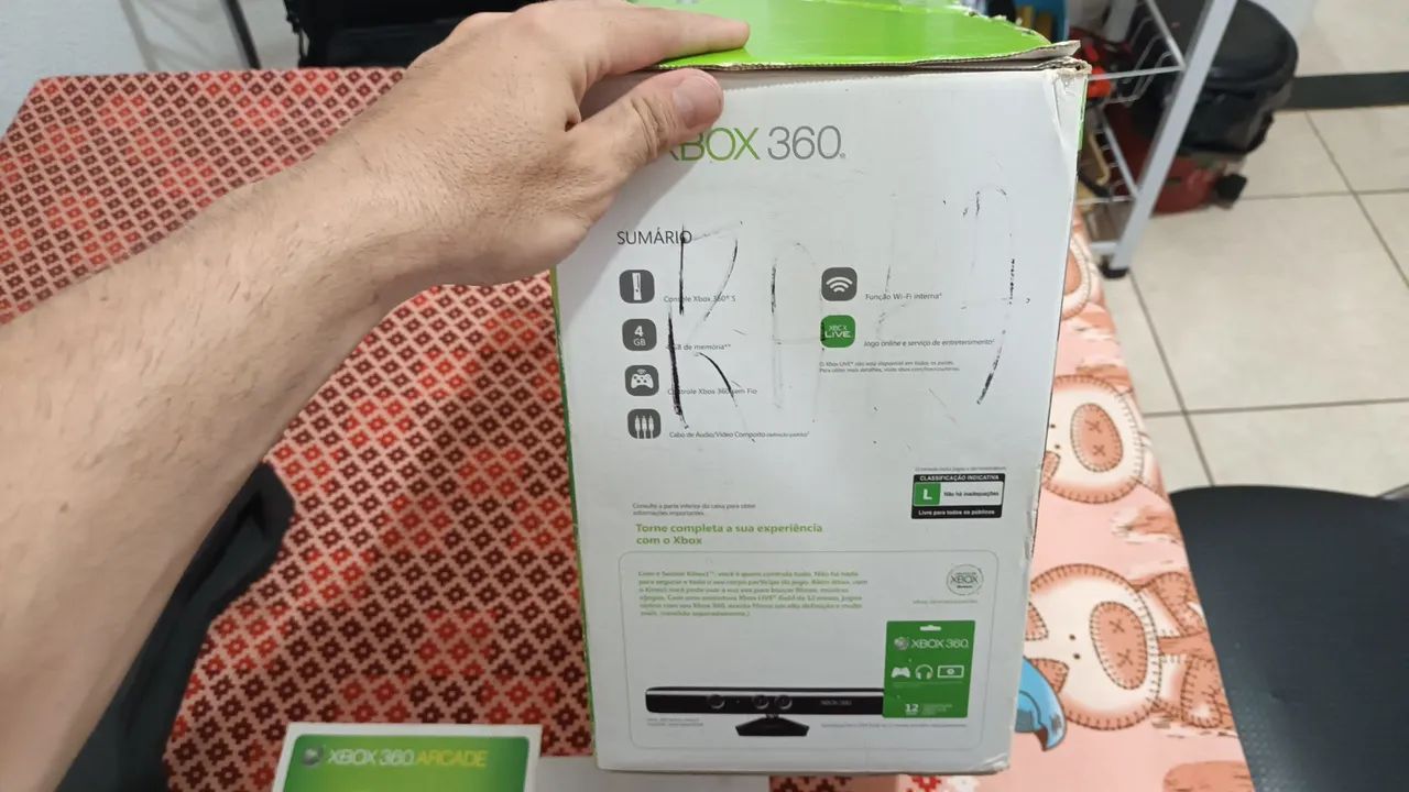 Caixa vazia xbox 360 slim - Foto 4