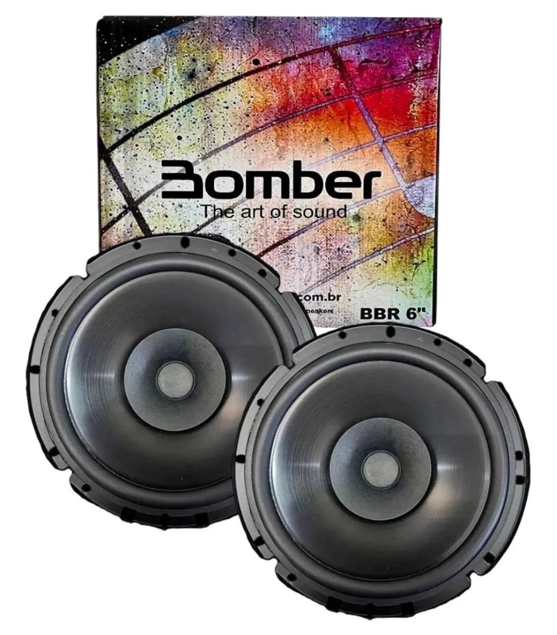 Alto falante Bomber Full Range 6 Polegadas 100RMS Par.